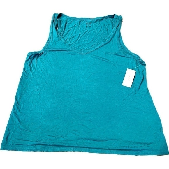 New ALFANI Solid Essential Sleep Tank Top, gleenblue slate XL - Picture 4 of 5